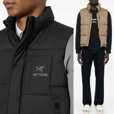 아**** 포켓로고 패딩베스트