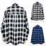 발**** 백로고 체크셔츠
