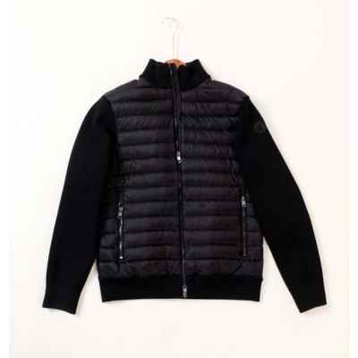 수입 최고급 니트패딩 크레이프 코튼 집업