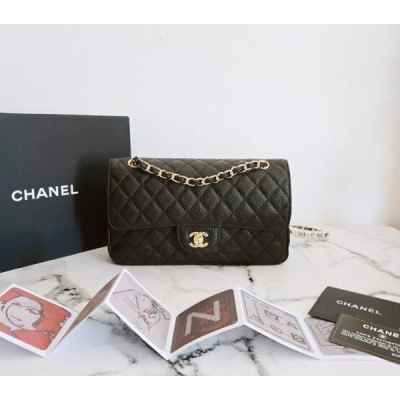 샤* 고급 리뉴얼 클래식 캐비어 미듐 금장