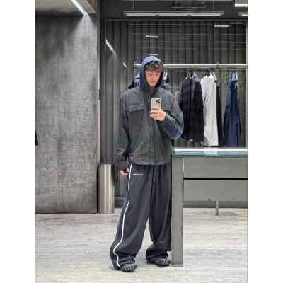 발**** 25 하이브리드 체크 포켓 후드 셔츠  수입