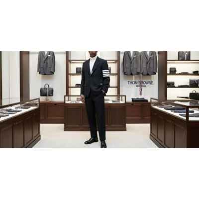 톰* GDtexture 블랙 모던 뉴욕 삼선 슈트셋트