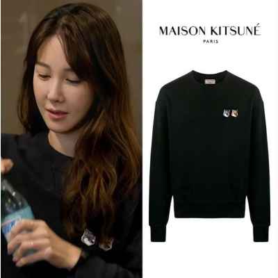 메* 키츠네 더블폭스 패치 (이지아) 커플맨투맨