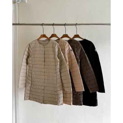 여성 롱 덕다운 경량 패딩