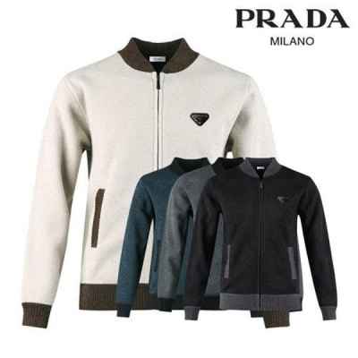 프** 블루종 기모 니트 집업