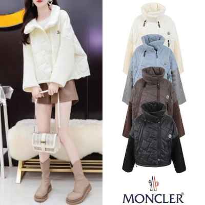 로고 투지퍼 하이넥 패딩 자켓