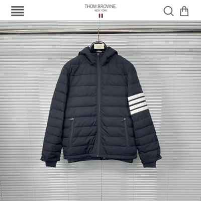톰* 수입 고급 사선완장 다운 패딩 신상 네이비