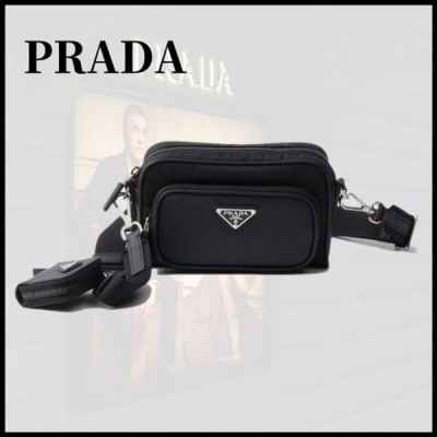 프** 리나일론 및 사피아노 가죽 숄더백(최상위버젼) 2VH172A