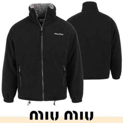 미*** 레터링 로고 플리스 다운 재킷 100 오리털