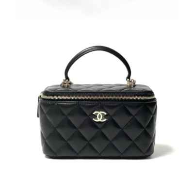 샤* 클래식 탑핸들 직사각 베니티 WOC 블랙 AP2199B0666094305 풀박스