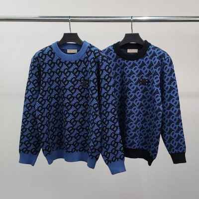 버** 플레이트 울 니트