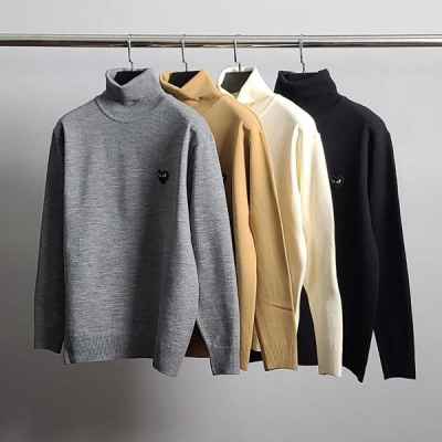 꼼* 블랙와펜 터틀넥 니트