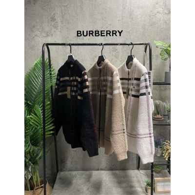 버** 체크 털집업