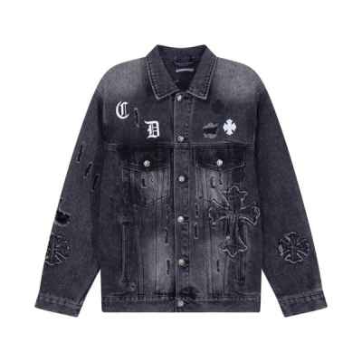 크* M1193 시그니처 데님 자켓