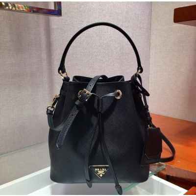 프** 사피아노 버킷백 블랙