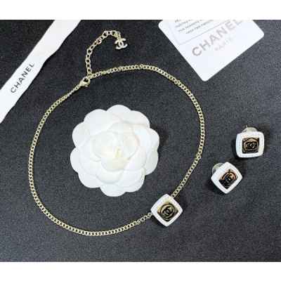 샤* 사각 목걸이 귀걸이