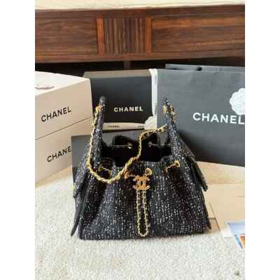 샤* 트위드 25백 호보백