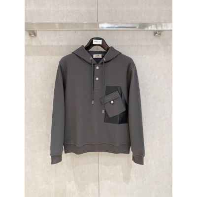 에*** 투버튼 포켓후드(기모)