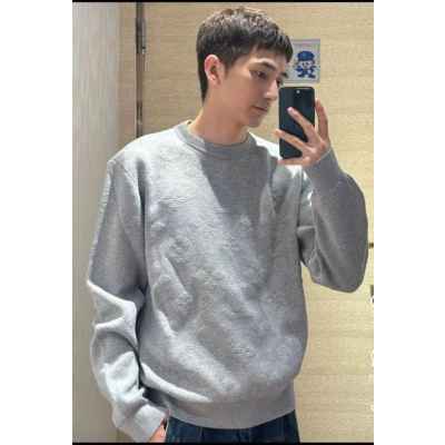 루* 모노그램 엠보로고 니트