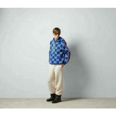 구* 전판로고 니트 후드