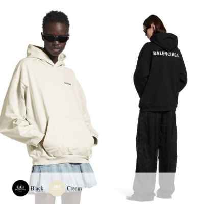 발**** 더블 로고 자수 후드