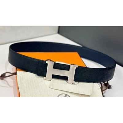 에*** H로고 금장 벨트