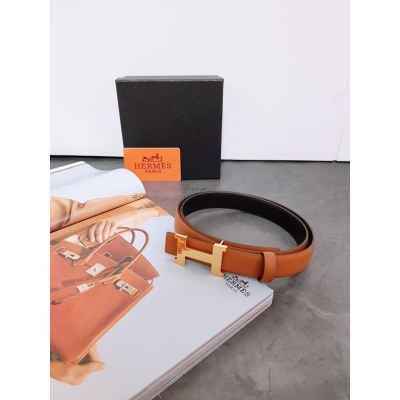 에*** 여성용 H로고 금장 벨트