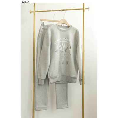 그라데이션 로고 맨투맨 트레이닝 셋