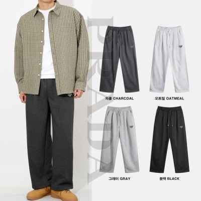 프** 보아털 와이드 팬츠