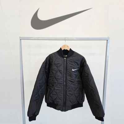 나** 3M 스카치 로고 누빔 블루종 패딩