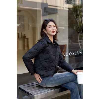 디* 누빔 하프 자켓