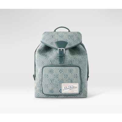 루* 몽수리 백팩 데님