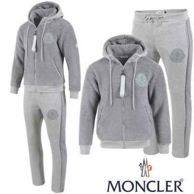 빅로고 양털 후드 집업 셋업 기모 원단