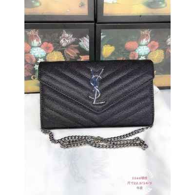 생** 은장 캐비어 체인백