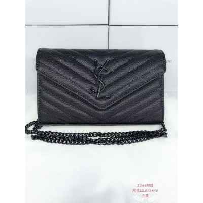 생** 흑장 캐비어 체인백