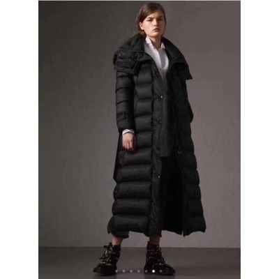 버** 롱 구스패딩