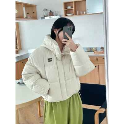 미*** 후드 퀄팅 패딩