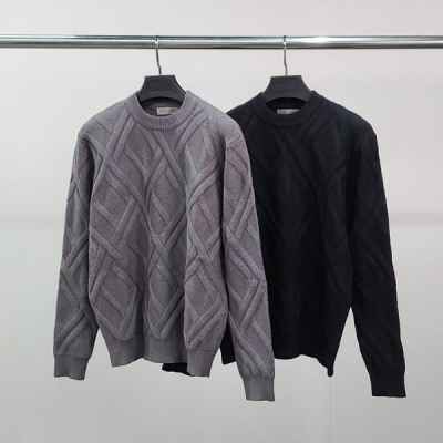 보** 엠보라인 캐시미어 울 니트