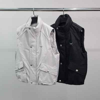 메* 마르지엘라 덕다운 엠보로고 패딩 조끼