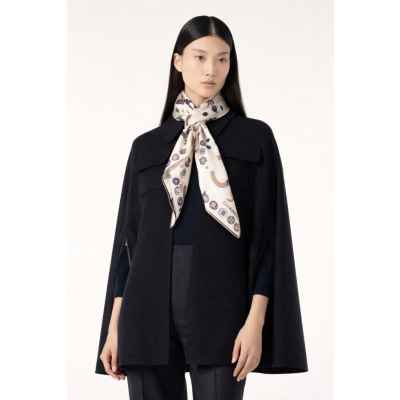 샤* 플라워 실크 스카프