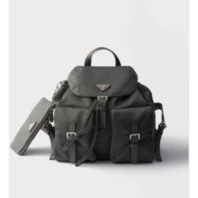 프** 미디엄 리나일론 백팩 ㅡ머큐리 그레이