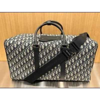 디* 오블리크 자카드 링고 50 보스턴백 여행가방