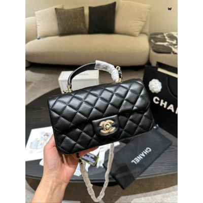 샤* 클래식 탑핸들 플랩백