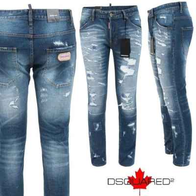 디**** DSQ 패치 데미지 디스 슬림 일자진 봄 신상
