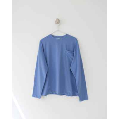 미*** 포켓 자수로고 롱슬리브  수입