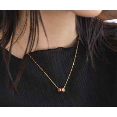 부** 콰트로 레드에디션 링 펜던트 목걸이수입최고급