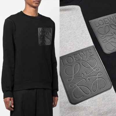 로** 레더포켓 맨투맨