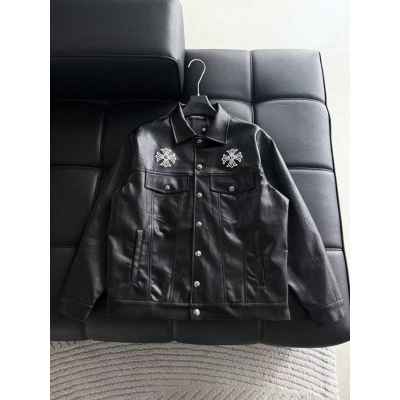 크* 레더 오버 바시티 자켓(고급버전)