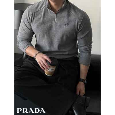 프** 머슬핏 긴팔 반집업