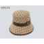 구* 브라운띠로고 버킷햇 벙거지모자
